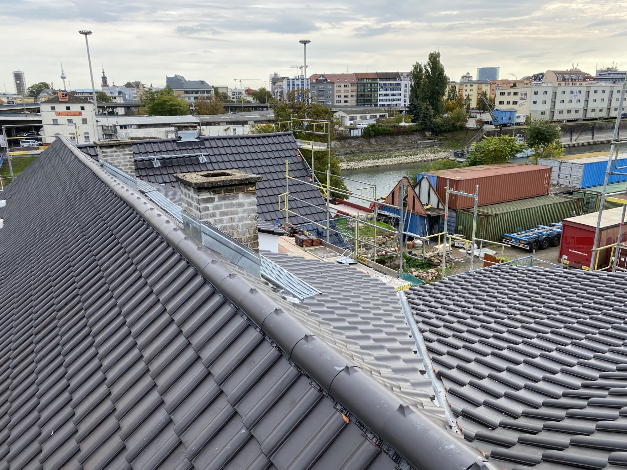 Dachsanierung Hafen Mannheim